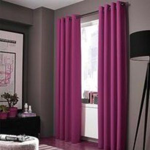 4 Hot Pink black out curtain panels